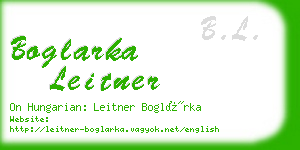 boglarka leitner business card